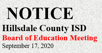 September 17, 2020, Board of Education Meeting 