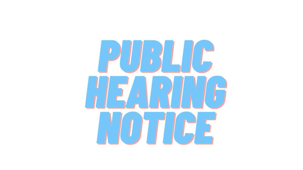 Public Hearing Notification