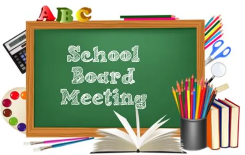 School Board Meeting Graphic 