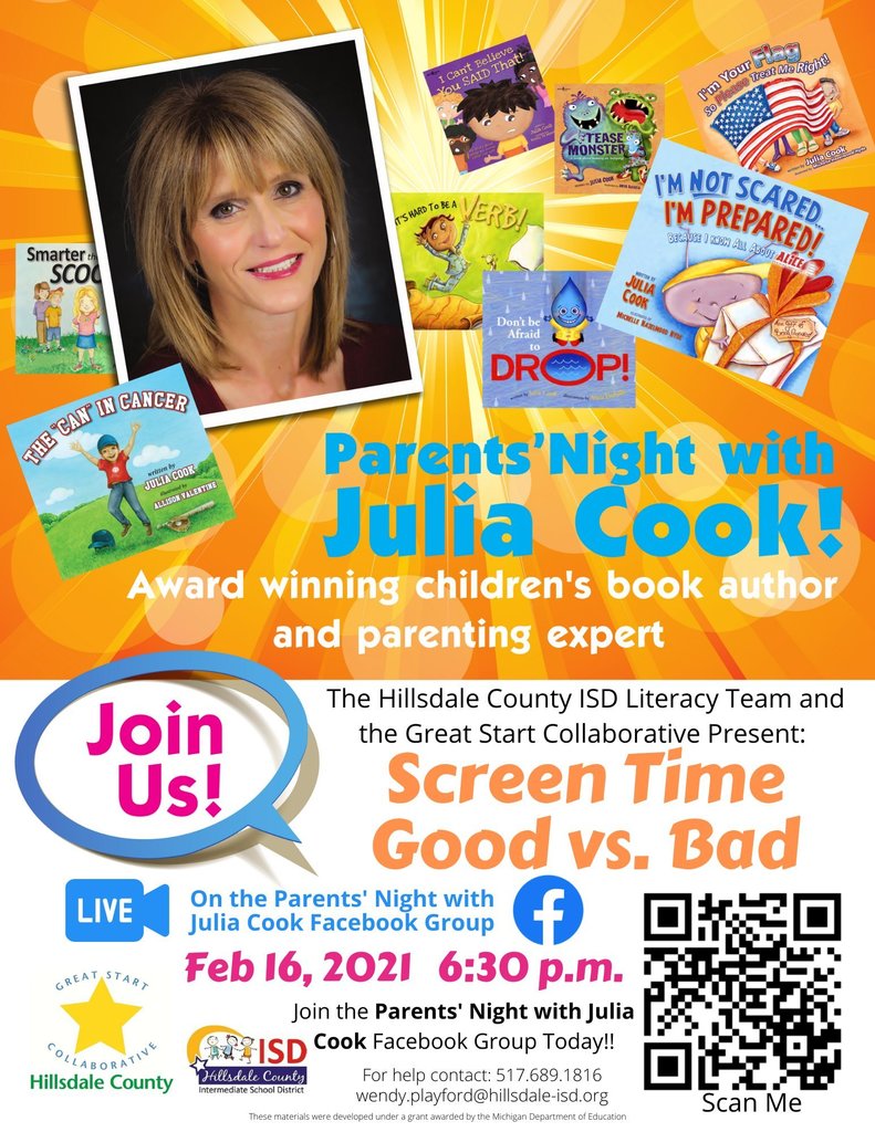 Parents' Night with Julia Cook 
